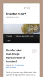 Mobile Screenshot of hvorfor-mon.dk